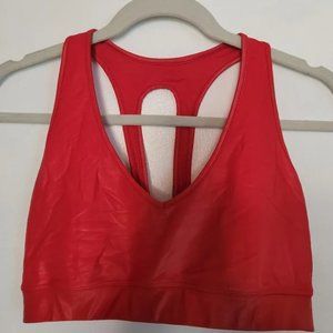 Carbon 38 sports bra medium takara shine red